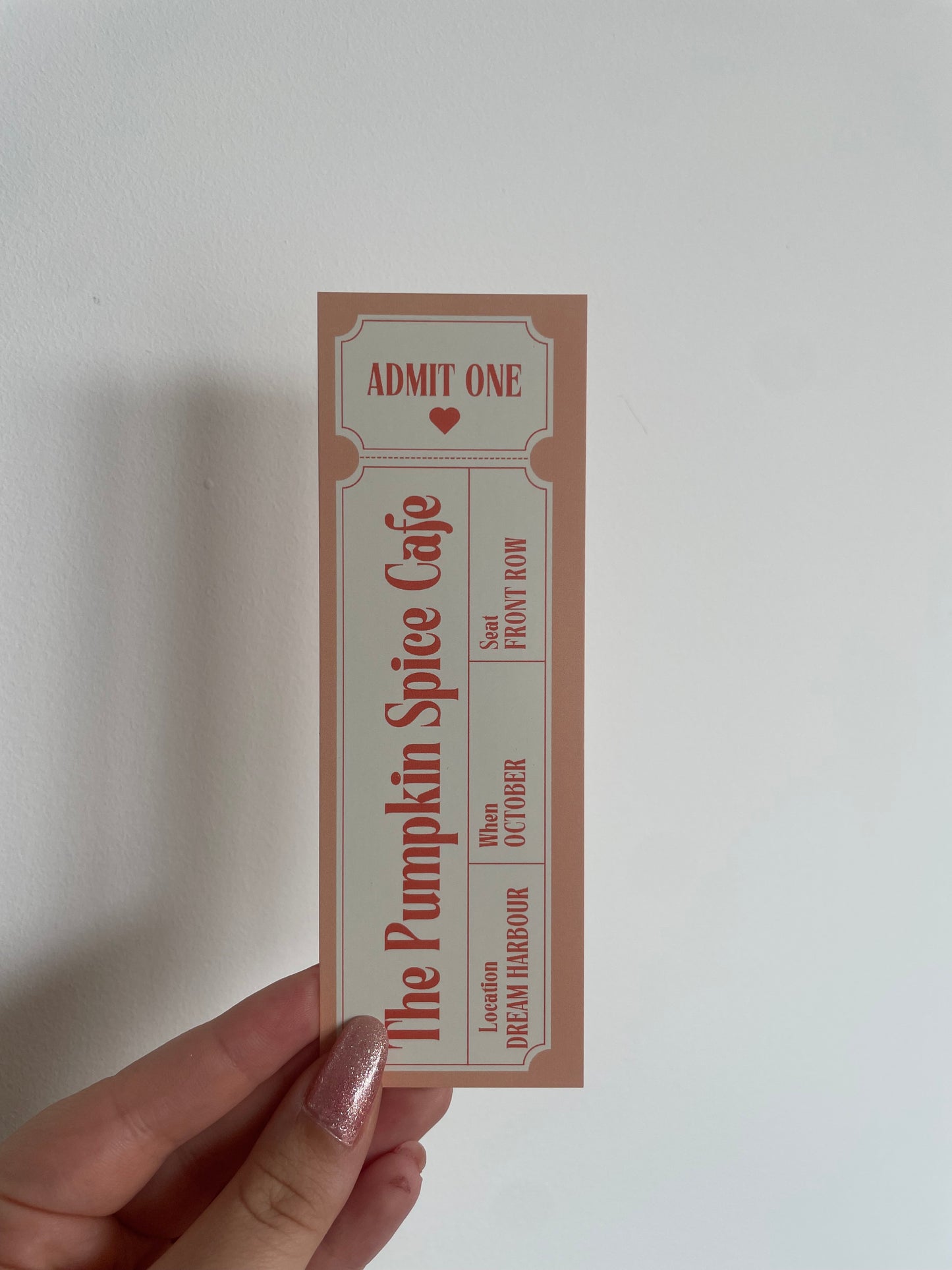 The Pumpkin Spice Cafe bookmark