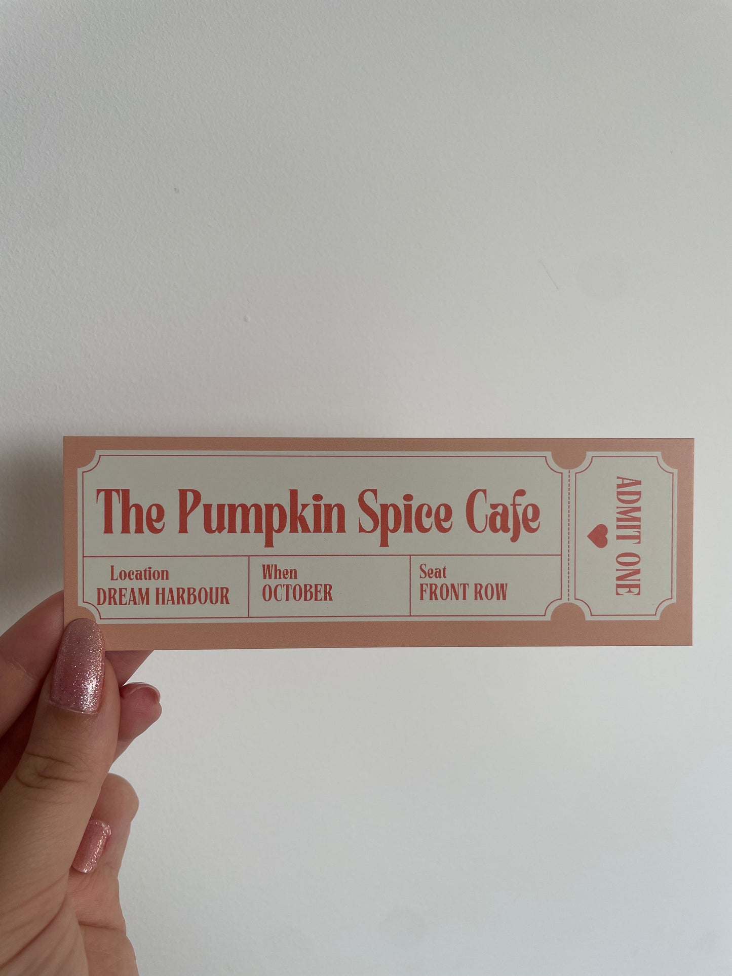 The Pumpkin Spice Cafe bookmark
